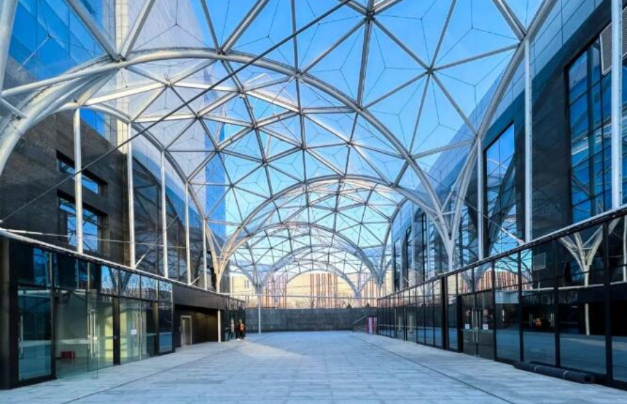 單層ETFE膜結(jié)構(gòu)案例欣賞，科興天富廠區(qū)改造