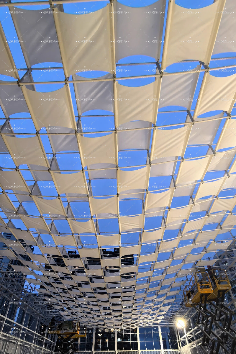 蛇口文體公園膜結構屋頂工程