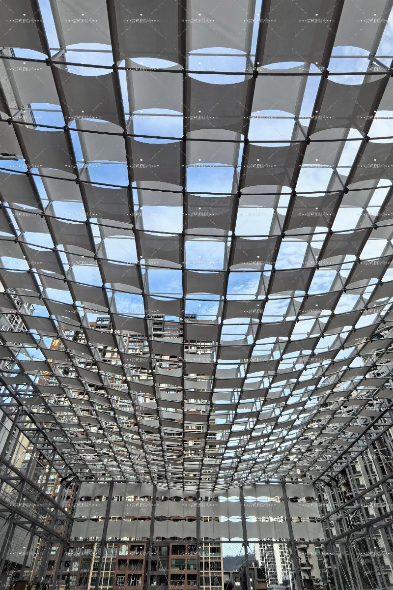 蛇口文體公園膜結構屋頂工程